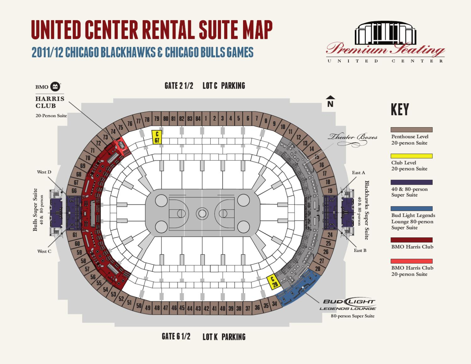 2011 2012 Bulls Hawks Rental Suite Map By United Center Issuu