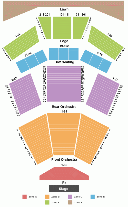 6 Images Wolf Trap Va Seating Chart And View Alqu Blog