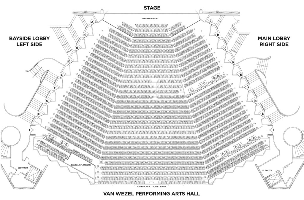 7 Pics Van Wezel Seating Chart Detailed And Review Alqu Blog