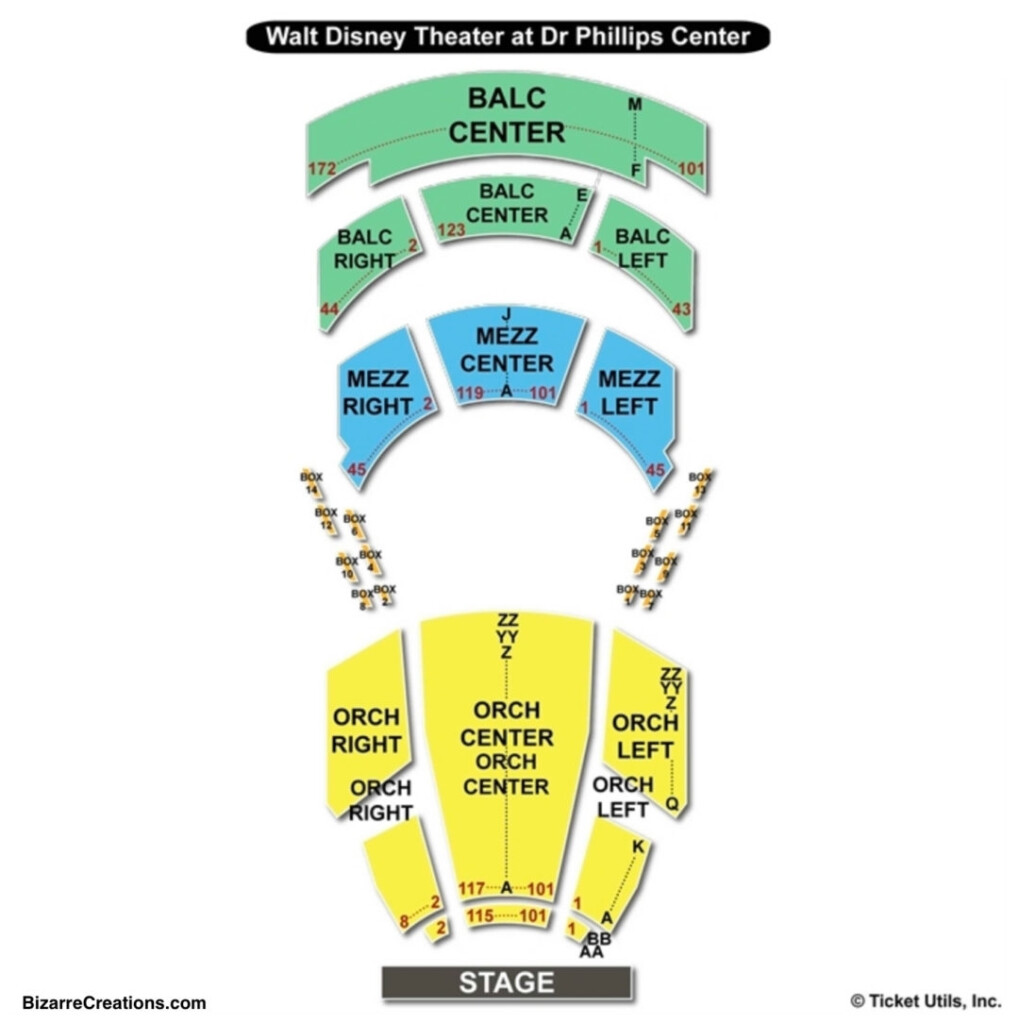 8 Photos Dr Phillips Performing Center Seating Chart And Description 