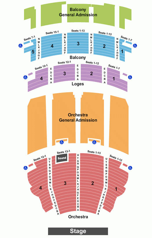 Akron Civic Theatre Seating Chart Maps Akron