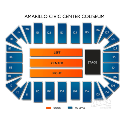 Amarillo Civic Center Coliseum Seating Chart Vivid Seats