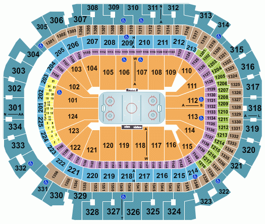 American Airlines Center Seating Chart Dallas