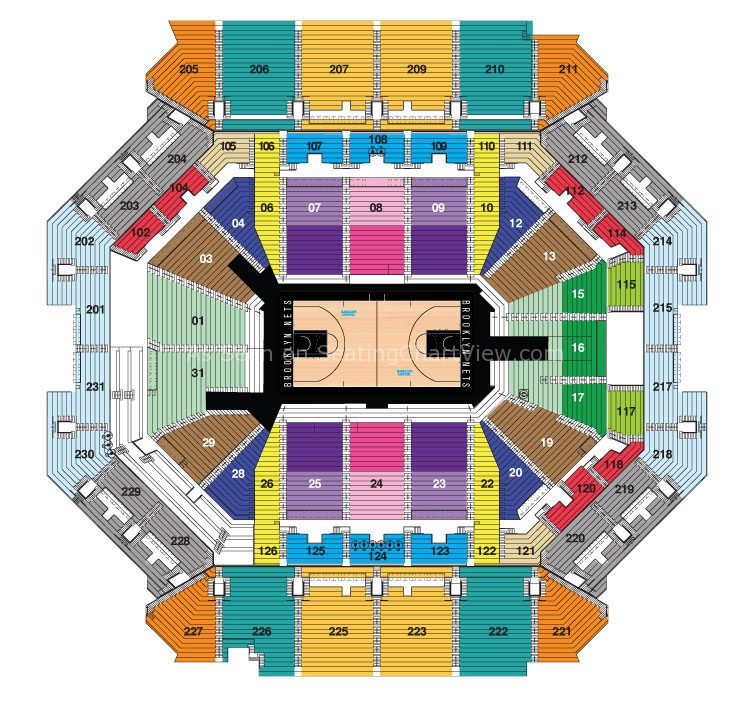 Barclays Seating Chart