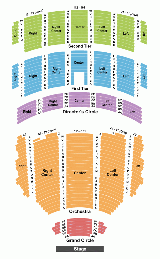 Benedum Center Seating Chart Benedum Center Event Tickets Schedule