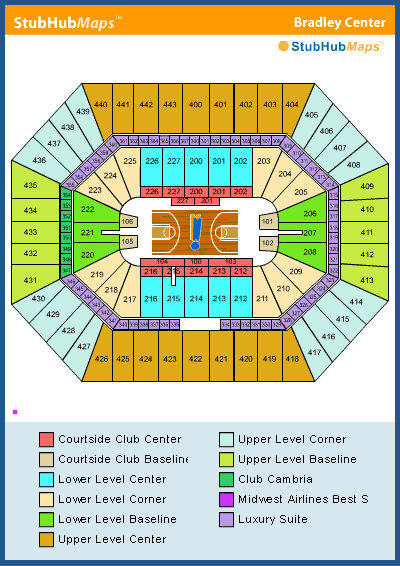 BMO Harris Bradley Center Seating Chart Pictures Directions And 