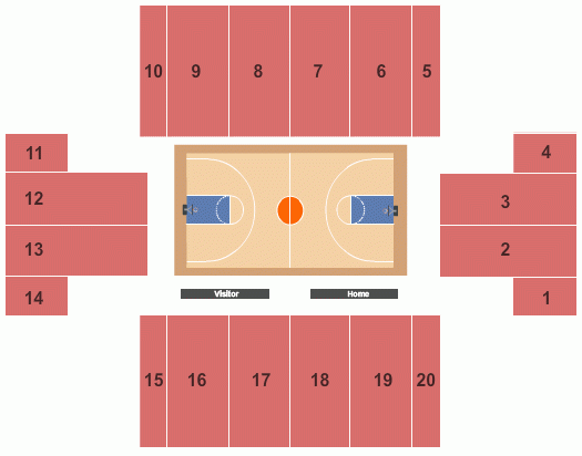 Bob Carpenter Center At University Of Delaware Seating Chart Newark