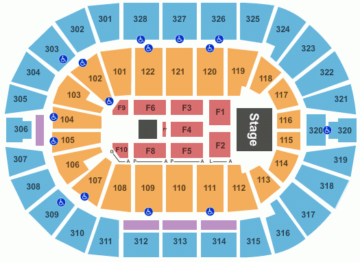 BOK Center Seating Chart And Seat Maps Tulsa