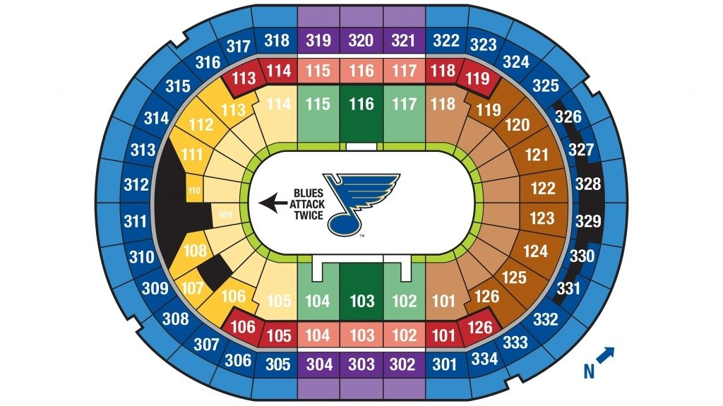 Brilliant And Also Gorgeous Scottrade Center St Louis Seating Chart 