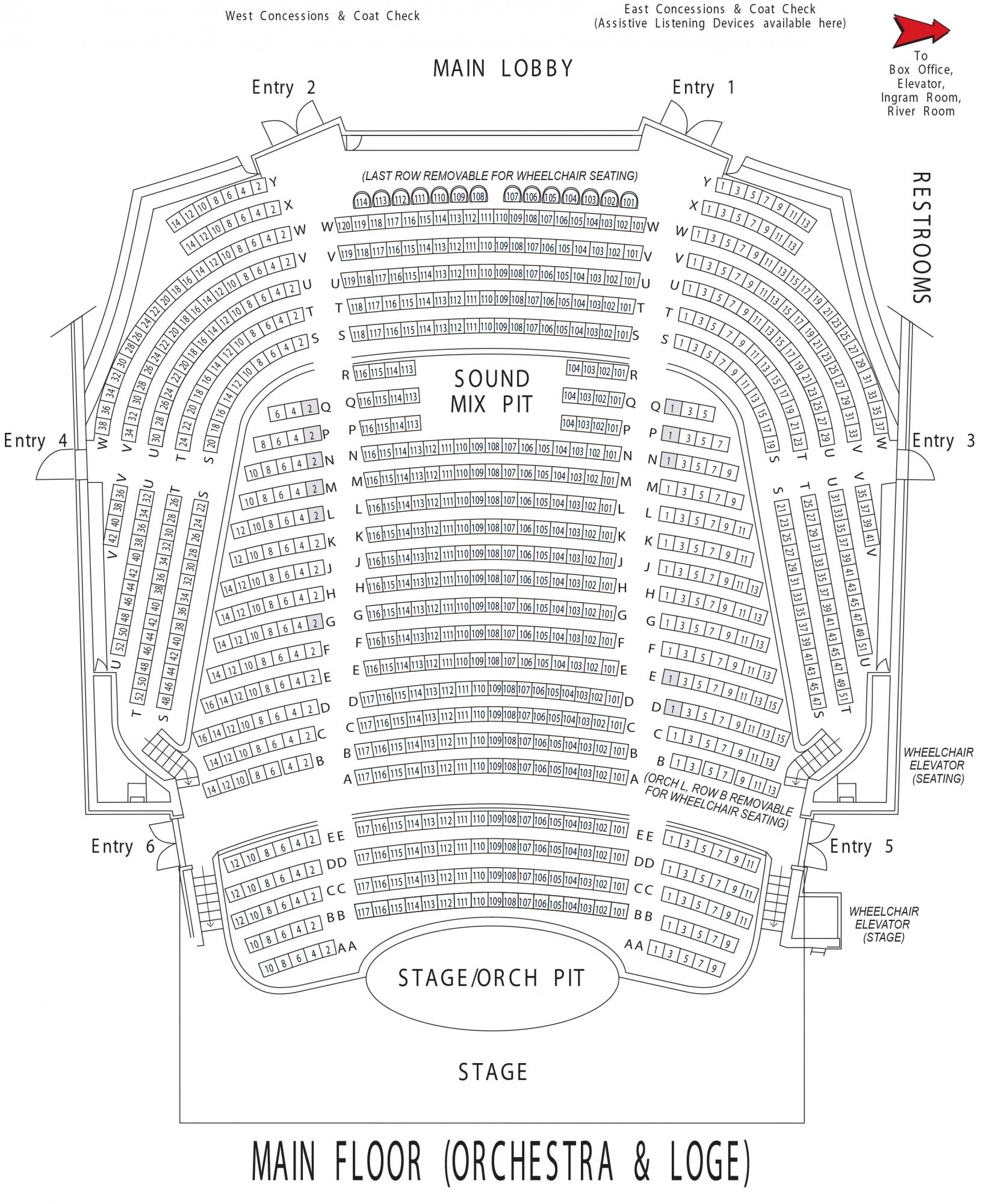 Carson Center Paducah Seating Chart - Center Seating Chart