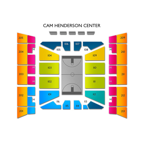 Cam Henderson Center Seating Chart Vivid Seats