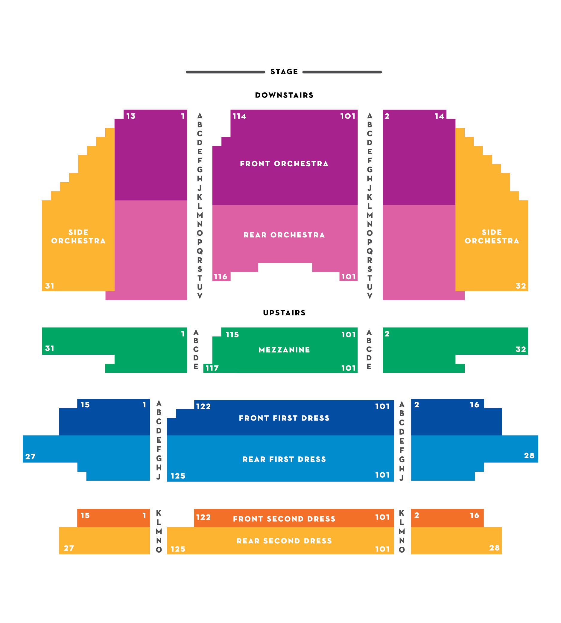 Carpenter Theatre At Richmond Centerstage Seating Chart Chart Walls