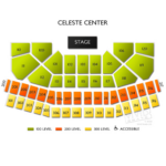 Celeste Center Seating Chart Vivid Seats