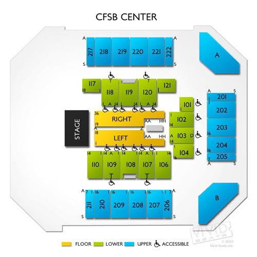 Cfsb Center Murray Ky Seating Chart Center Seating Chart