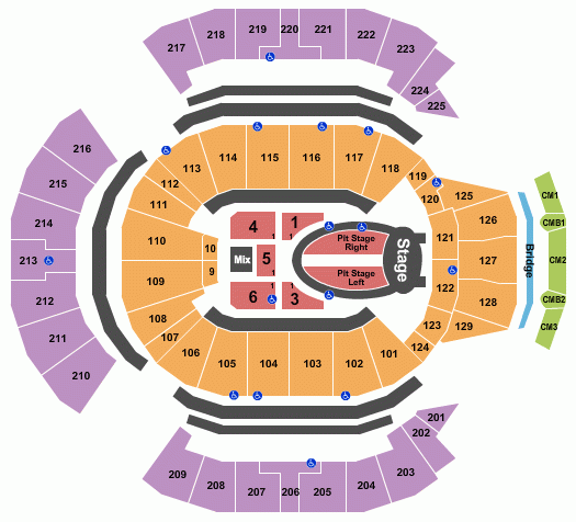 Chase Center Seating Chart San Francisco