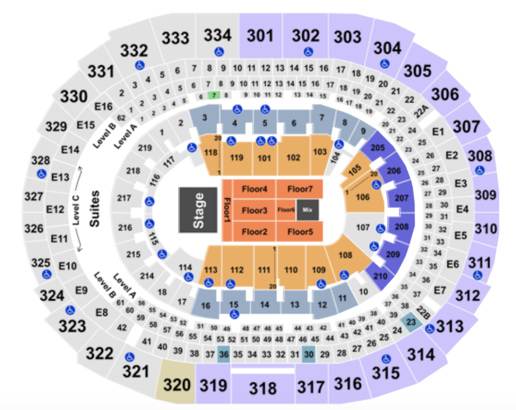 Crypto Arena Formerly Staples Center Seating Chart Rows Seats 