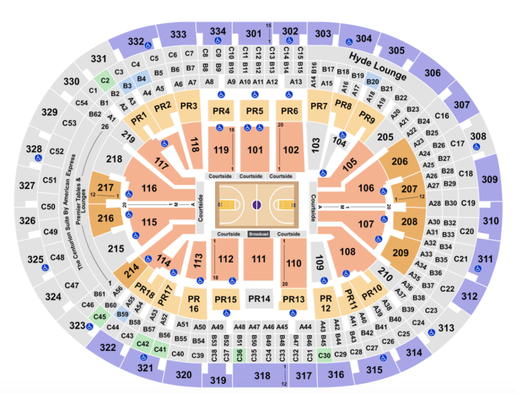 Crypto Arena Formerly Staples Center Seating Chart Rows Seats 