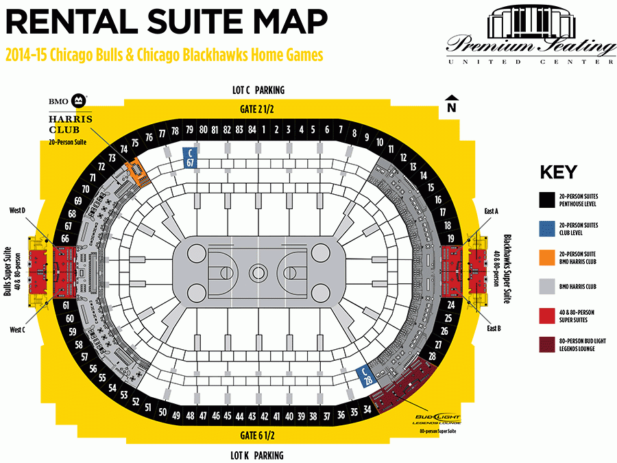 Day of Event Rental Suites Premium Seating Services United Center