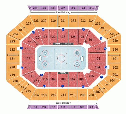 DCU Center Seating Chart And Seat Maps Worcester