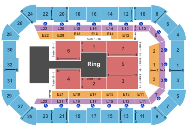 Dow Event Center Tickets In Saginaw Michigan Seating Charts Events 