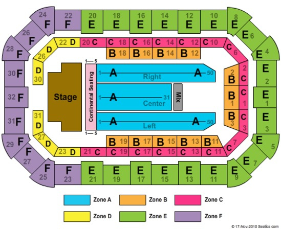 Dow Event Center Tickets In Saginaw Michigan Seating Charts Events ...