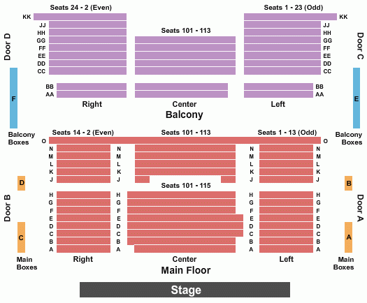 Edmonds Center For The Arts Seating Chart Edmonds