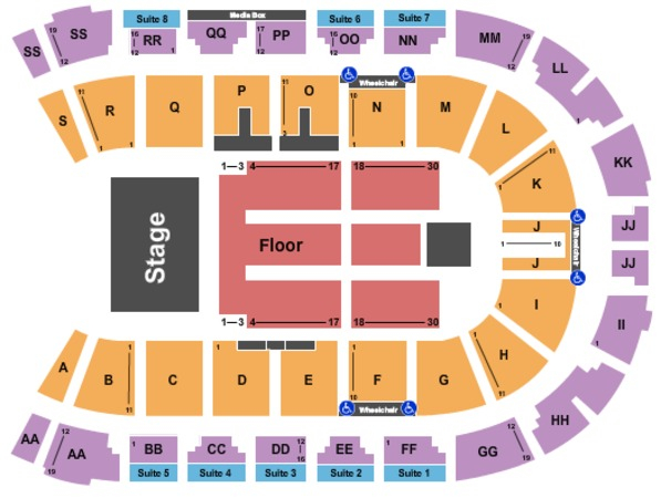 Enmax Centre Tickets In Lethbridge Alberta Enmax Centre Seating Charts 