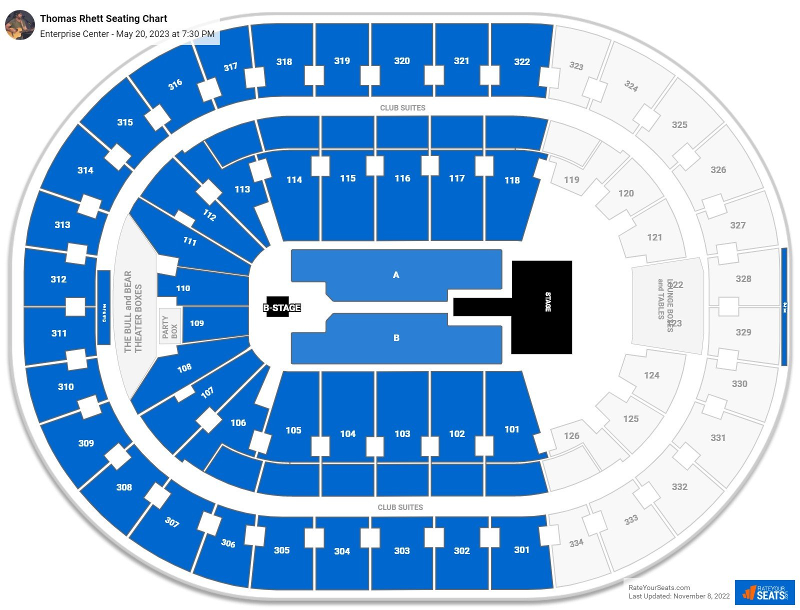 Enterprise Center Seating Chart With Seat Numbers - Center Seating Chart