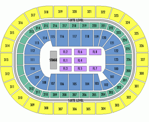 First Niagara Center Seating Chart With Seat Numbers Chart Walls