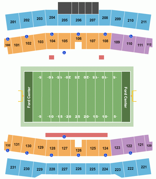 Ford Center Frisco Seating Chart Frisco