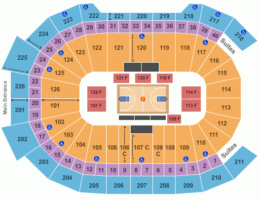 Giant Center Seating Chart And Seat Maps Hershey