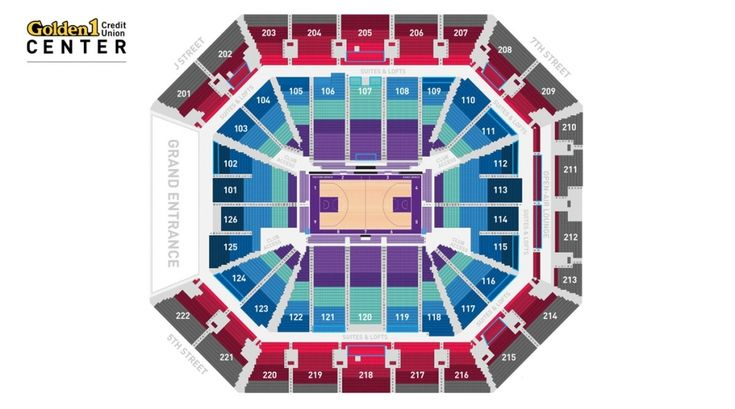 Golden 1 Center Sacramento Seating Chart Di 2020