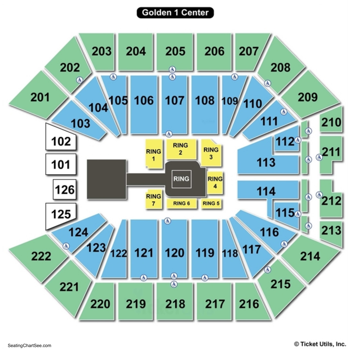 Golden 1 Center Seating Charts Views Games Answers Cheats