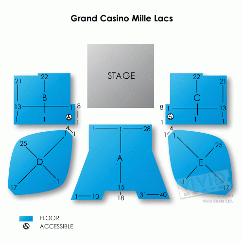 Grand Casino Mille Lacs Seating Chart Vivid Seats