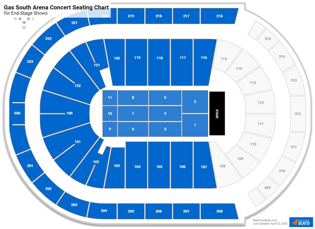 Infinite Energy Arena Seating Chart RateYourSeats