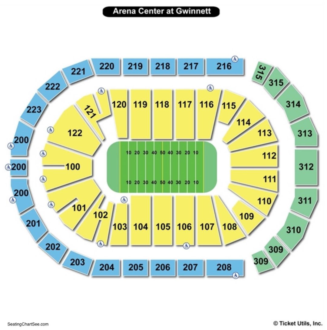 Infinite Energy Arena Seating Chart Seating Charts Tickets