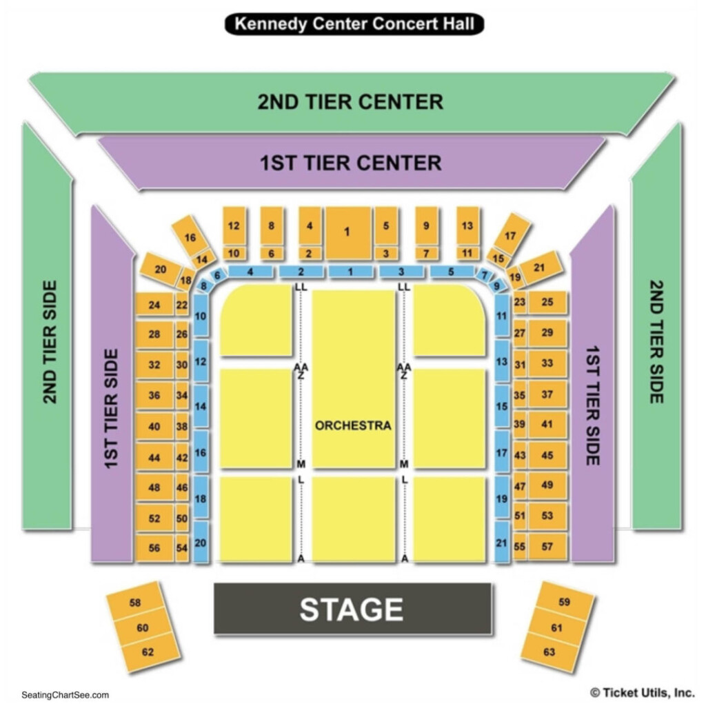 Kennedy Center Concert Hall Seating Chart Seating Charts Tickets