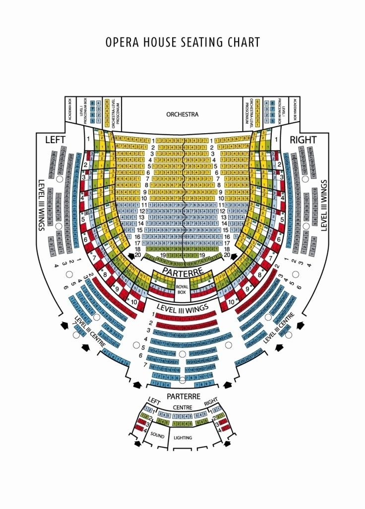 John F Kennedy Center Seating Chart Center Seating Chart