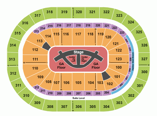 KeyBank Center Seating Chart Buffalo