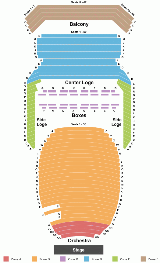 Marcus Center For The Performing Arts Seating Chart Milwaukee