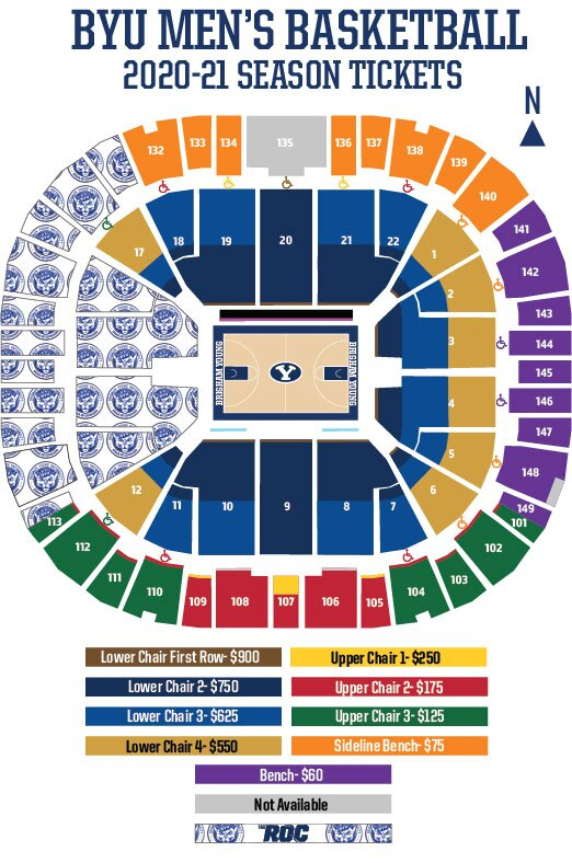 Marriott Center Byu Seating Chart Center Seating Chart