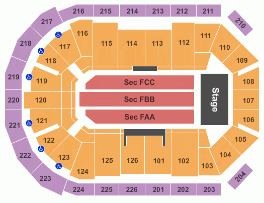 Maverik Center Seating Chart Maps Salt Lake City