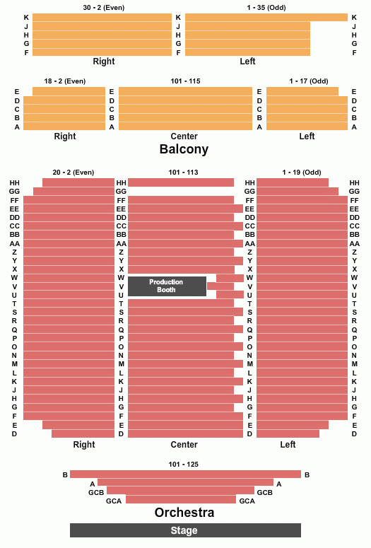 Mayo Performing Arts Center Seating Chart Morristown