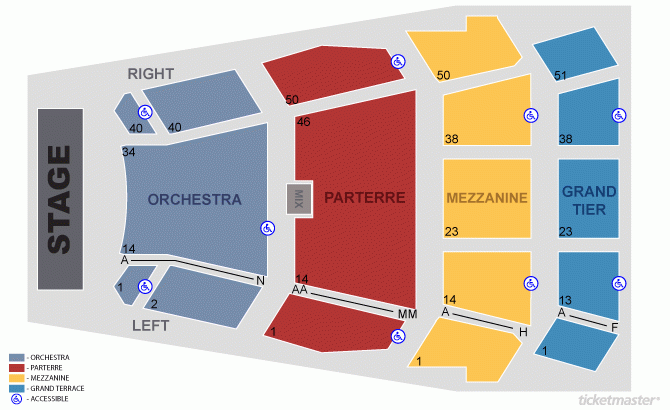 McAllen Performing Arts Center Seating Chart McAllen Performing Arts 