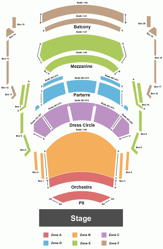 Mesa Arts Center Ikeda Theater Seating Chart Mesa