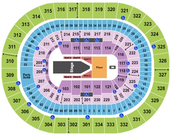 Moda Center At The Rose Quarter Tickets In Portland Oregon Seating 