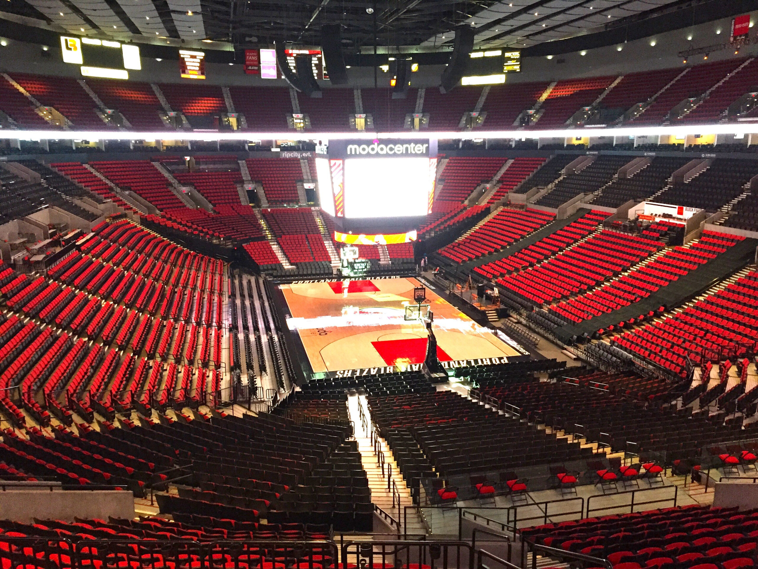 Moda Center Seating Portland Trailblazers Moda Center Portland Trail