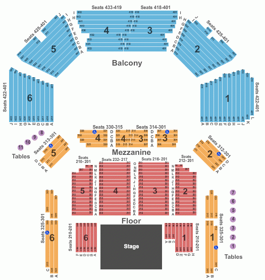 Moody Theater Seating Chart Maps Austin