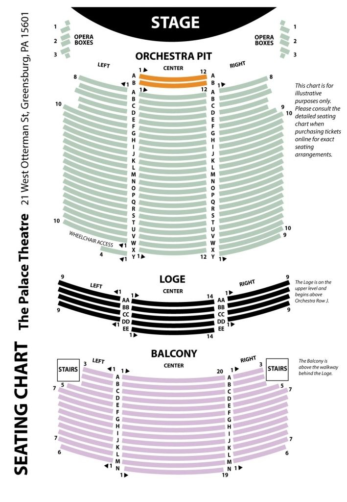 New York City Center Seating Chart Center Seating Chart