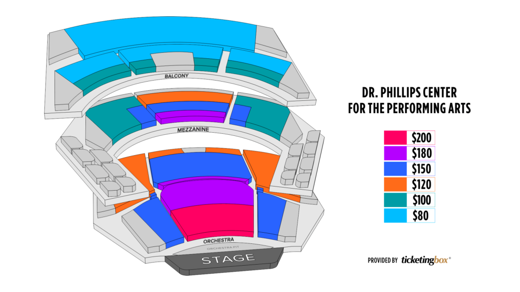 Orlando Dr Phillips Center For The Performing Arts Seating Chart